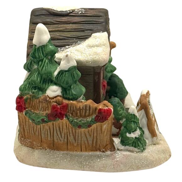 2002 Cobblestone Corners “Trees for Sale” Village Accessory 5″ W Ceramic - Picture 4 of 6